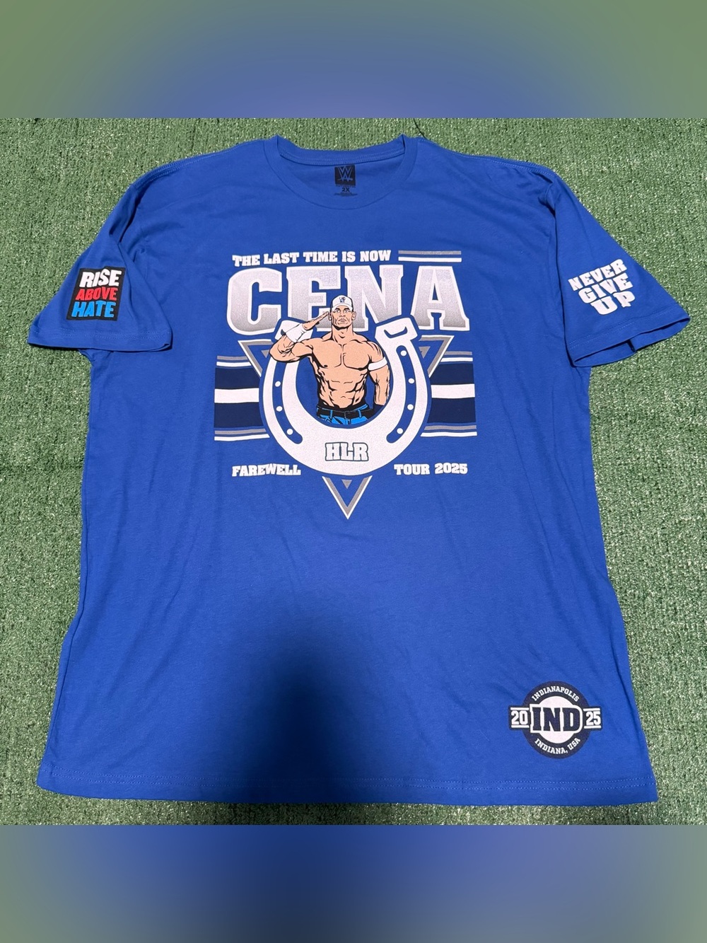 John Cena Retirement Tour Royal Rumble Tee Shirt XXL 2XL